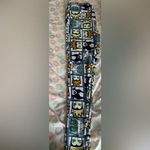 TC LulaRoe Disney Leggings - Multi-Villain (OG release) - Blue/Purple colorwave